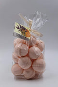 SpaPure CLEMENTINE LAVENDER Bath Bombs 14 Bath Fizzies, ultra-moisturizing bath melts, popular 1 oz (half round shape) made in USA with Shea Butter, Mango Butter - Great for Dry Skin