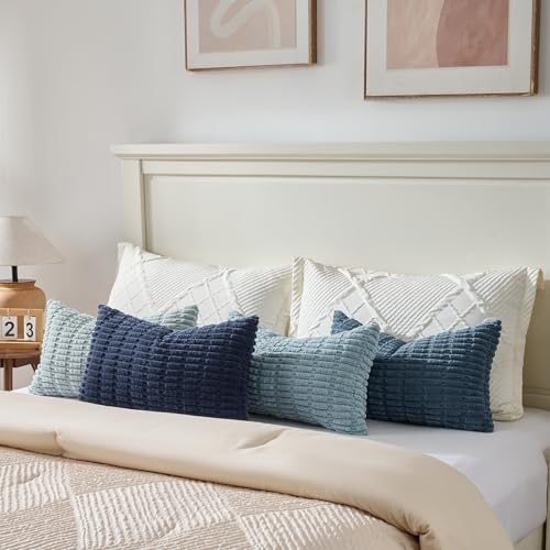 Fancy Homi 4 Packs Decorative Throw Pillow Covers - Image 5