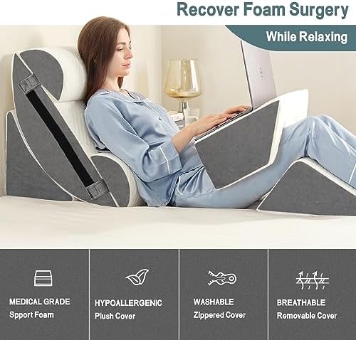 Yojoker 6pcs Orthopedic Bed Wedge Pillow Set - Image 3