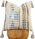 AmHoo Chenille Striped Tufted Textured Boho Throw Pillow Covers Aesthetic by AmHootextile