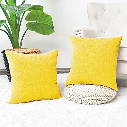 CaliTime Pack of 2 Cozy Throw Pillow Covers Cases - Image 2