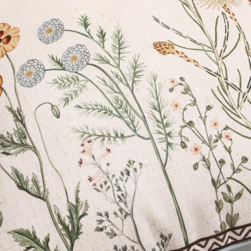 ISAENNE Designer Vintage Linen Throw Pillow Cover - Image 5