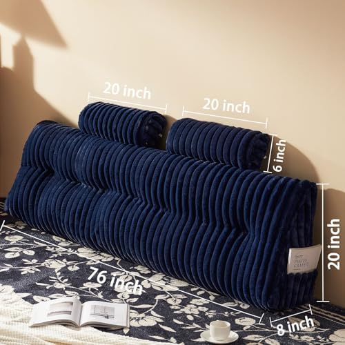 Rycwola Faux Fur Headboard Pillow - Image 2