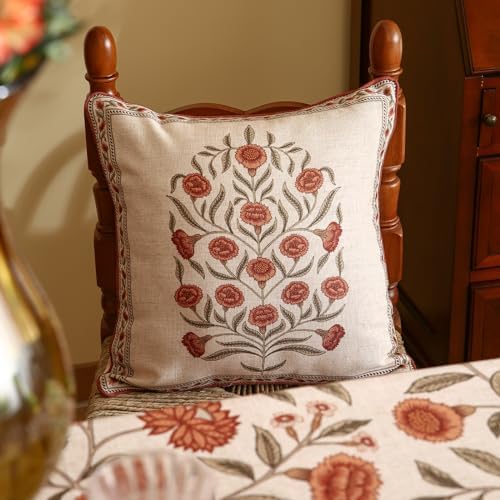 ISAENNE Designer Vintage French Linen Throw Pillow Cover - Image 7