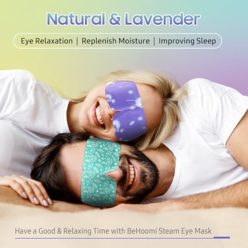 BeHoomi 20 Packs Steam Eye Mask, Heated Eye Mask Warm Compress - Image 2