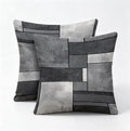 18x18 Inch Modern Grey Geometric Throw Pillow Covers Set of 2 by Unknown