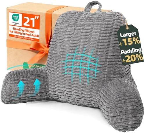 21" Higher Large Reading Pillow by LUISOF