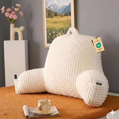Reading Pillow with Arms for Sitting in Bed by PAJEO