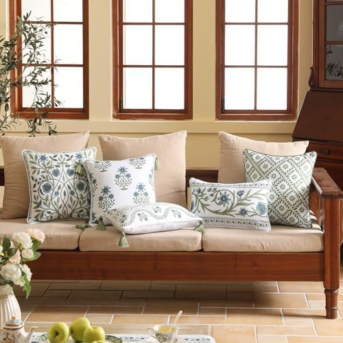 ISAENNE Designer Linen Throw Pillow Cover - Image 3