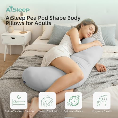 Body Pillows for Adults, Full Body Pillow for Side Sleepers, Long Body Pillow - Image 2