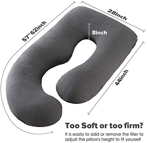 Elover U Shaped Pregnancy Pillow, Full Body Maternity Support - Image 6