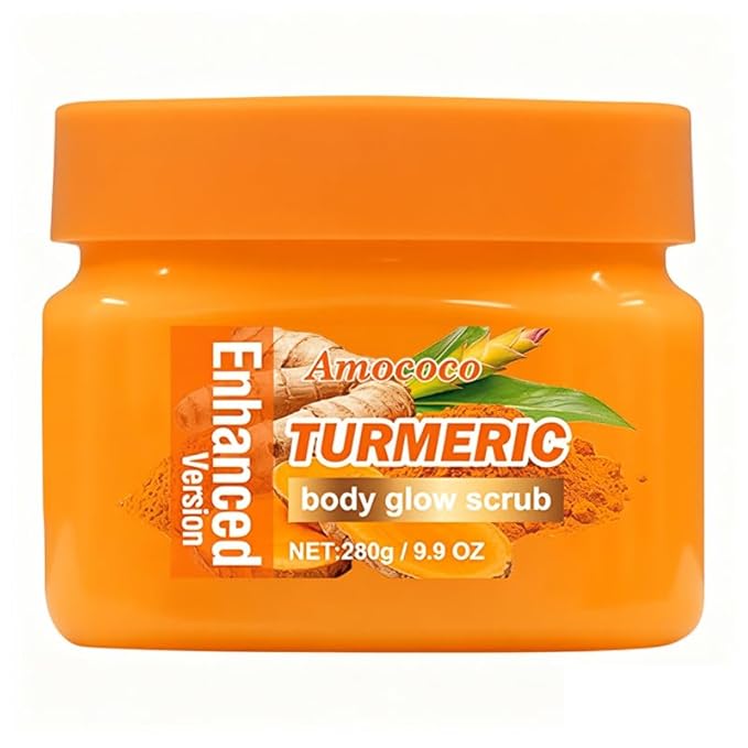 Turmeric Body Glow Scrub - 9.9 oz | Deep Exfoliating Cream