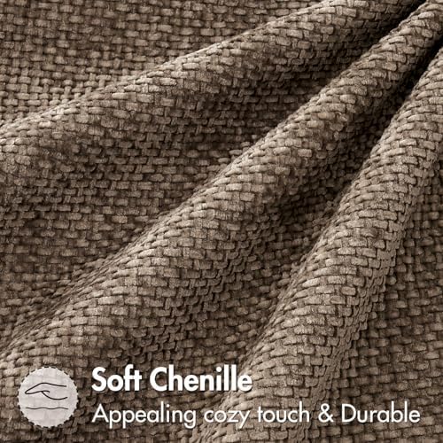 MIULEE Decorative Couch Throw Pillow Covers 20x20 Inch Brown 2 Pack - Image 6