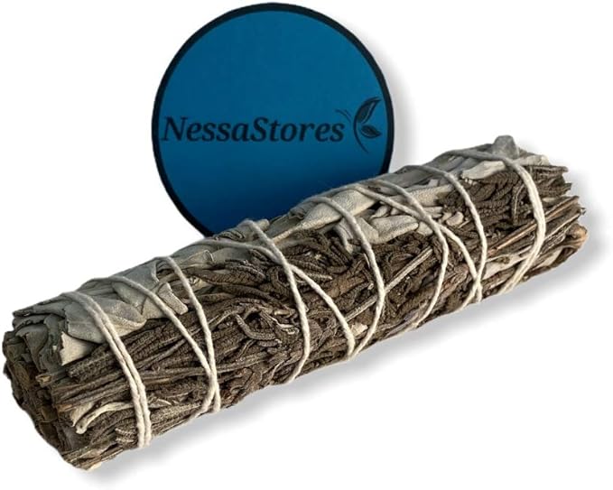 NESSASTORES - White Sage + Lavender Smudge Incense 5" Bundle #JC-182 (1 pcs)