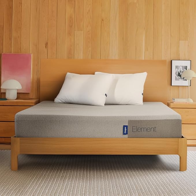 Casper Sleep Element Twin Mattress - Medium Feel - Motion Isolation - Breathable, Cooling Memory Foam - 100-Night Trial - CertiPUR-US