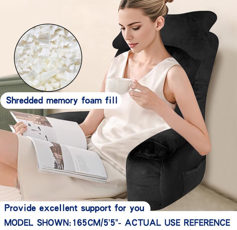 YDCEULARDOH Reading Pillow for Bed Adult – Large Bed Pillow - Image 2