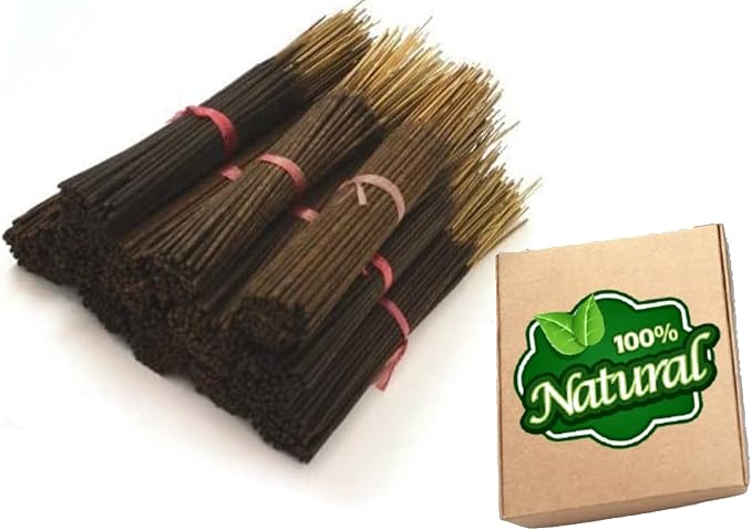 Yajna-Nag-Champa-Incense-Sticks 100%-Natural-Handmade-Hand-Dipped-Incense-Sticks Organic-Chemicals-Free For-Purification-Relaxation-Positivity-Yoga-Meditation The-Best-Woods-Scent (500 Sticks (750GM))