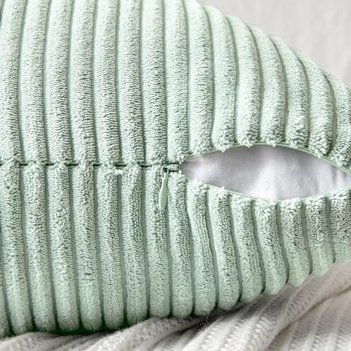 MIULEE Mint Decorative Throw Pillow Covers - Image 3