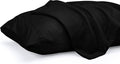 Pillow Covers by Utopia Bedding - King Size 2-Pack – Soft Brushed Microfiber – Perfect for Hospitals, Hotels, Guest Rooms – Oeko-TEX Certified, 20x40 Inches (Black)