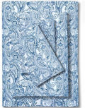 Feather & Stitch 100% Cotton Sateen 500 TC Queen Size Bed Sheet Set by FEATHERSTITCHNEWYORK