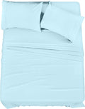 Utopia Bedding Full Sheet Set – 4 Piece Bed Sheets for Full Size Bed, Soft and Breathable Microfiber, Includes 1 Fitted Sheet, 1 Flat Sheet and 2 Pillowcases (Ice Blue)