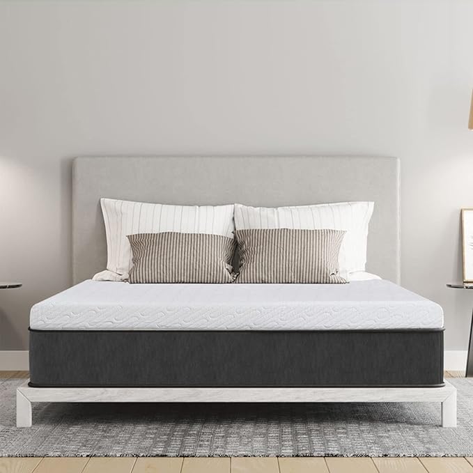 3 Inch Gel Memory Foam Mattress Topper King Size High Density Cooling Pad Pressure Relief Bed Topper (with Removable & Bamboo Cover)