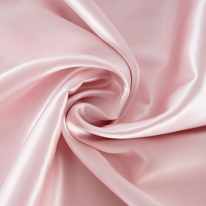 ALASKA BEAR Silk Pillowcase Envelope Closure, 22 Momme 100 Percent Mulberry Silk Pillow Slip Foldover Design, Washable and NO Zipper, Queen(1, Pink)