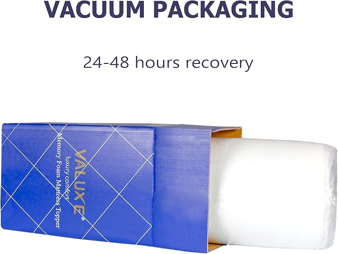 3 Inch Gel Memory Foam Mattress Topper Full Size High Density Cooling Pad Pressure Relief Bed Topper (with Removable & Washable Bamboo Cover)
