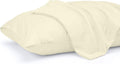Pillow Covers by Utopia Bedding - Queen Size 2-Pack – Soft Brushed Microfiber – Perfect for Hospitals, Hotels, Guest Rooms – Oeko-TEX Certified, 20x30 Inches (Ivory)