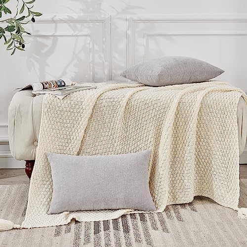 GAWAMAY Lumbar Support Pillow Decorative Throw Pillow Covers 12"x20" Inch Set - Image 5