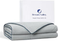 Dream Valley® Outlast® Deepsleep Cooling Comforter, King Size, NASA-Grade Space Technology Cooling Blanket for Hot Sleepers Night Sweats, Q-Max > 0.45 Aerocool™ Breathable, Cool Grey, 106"x90"