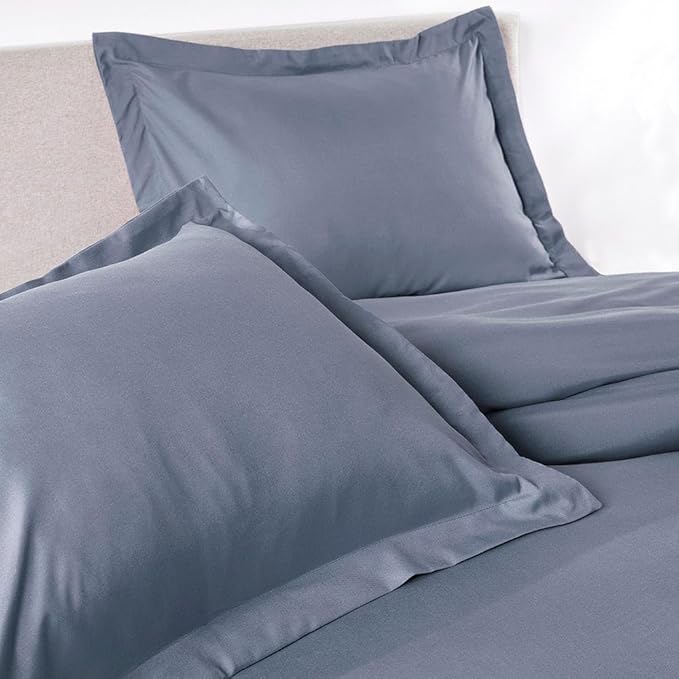 PeachSkinSheets 1500tc Level of Softness Soft Cooling Duvet Cover Set Queen/Full Size - French Blue