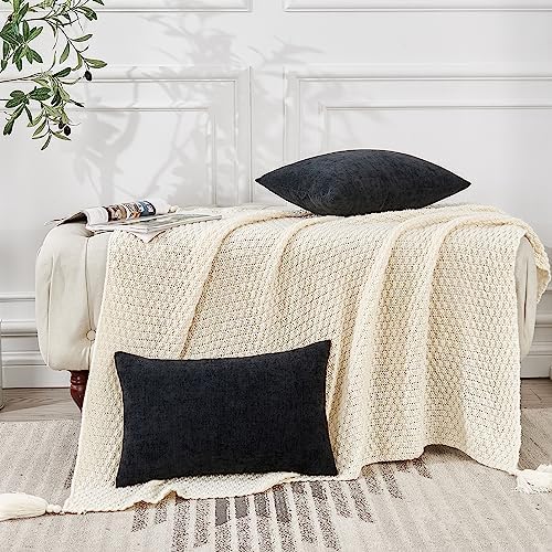 GAWAMAY Lumbar Pillow Cover Decorative Rectangle Throw Pillow Covers 12"x20" - Image 5