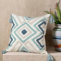Boho Pillow Covers 18X18 Inch Boho Tufted Throw Pillow Covers Decorative by LOOPUINHOM