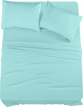 Utopia Bedding Full Bed Sheets Set - 4 Piece Bedding - Brushed Microfiber - Shrinkage and Fade Resistant - Easy Care (Full, Spa Blue)