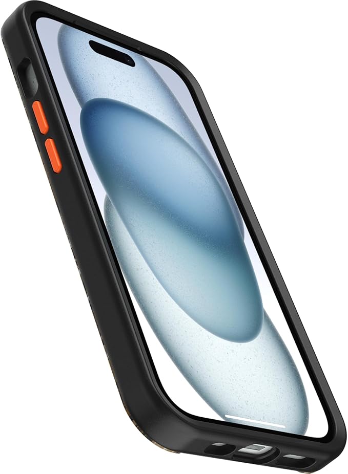 OtterBox iPhone 16e, 15, 14, & 13 Symmetry Series Case - Realtree Edge (Orange/Camo), Snaps to MagSafe, Ultra-Sleek, Raised Edges Protect Camera & Screen