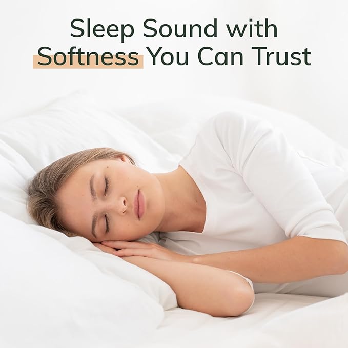 Fern and Willow Queen Size Bed Pillows - Set of 2, 28"x20" - Luxurious Ultra-Soft Cooling Pillow - Hotel Quality, Down Alternative Fill - Ideal Gift for Side, Back & Stomach Sleepers