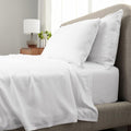 Cariloha Aloha Soft 4-Piece Sheet Set | White | Queen | Viscose Material | Allergy Resistant, Thermal-Regulating & Extra Soft