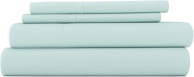 Linen Market Bed Sheets for Twin Size Bed (Aqua) - Sleep Better Than Ever with These Soft and Cooling Twin Sheets - Deep Pocket Fits 16" Thick Beds - 3 Piece Twin Sheet Set