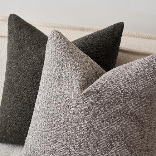 MIULEE Textured Boucle Lumbar Pillow Cover - Image 2