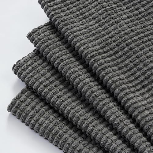 Topfinel 4 Packs Dark Grey Decorative Throw Pillow Covers 18x18 Inch - Image 7