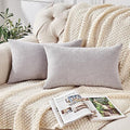 GAWAMAY Lumbar Support Pillow Decorative Throw Pillow Covers 12"x20" Inch Set by GAWAMAY
