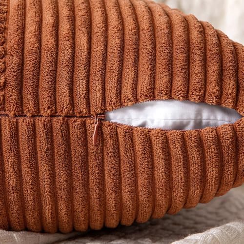 MIULEE Fall Rust Boho Decorative Throw Pillow Covers - Image 6