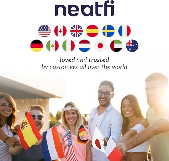 Neatfi 3000 Lumens Flex LED Desk Lamp with Clamp, Dimmable, 5 Adjustable Brightness Levels & 5 Light Modes, Memory Function, Eye-Caring & Flexible Lamp for Home & Office (28 Inches, Black)