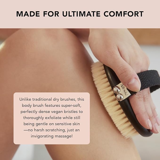 Kitsch Dry Brushing Body Brush & Shea Butter Exfoliating Bar Soap with Discount