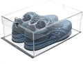 OnDisplay Luxury Acrylic Shoe Box - Clear Lucite Shoebox with Lid (Medium/Women's)