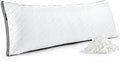 Shredded Memory Foam Full Body Pillow, Long Hugging Bed Pillows for Adults, Breathable Extra-Firm Large Pillow for Side Sleep, Big Support Body Pillow for Sleeping (20 x 54 Inches)