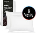 Miracle Made Extra Luxe Soft Cooling Pillowcase, 2-Piece Silver-Infused Cotton Fabric – Lightweight, Thermoregulating, Breathable Cover for Sensitive Skin, King/Cali King Size, White