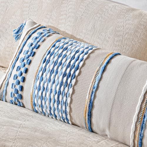 AmHoo Chenille Striped Textured Boho Throw Pillow Covers Aesthetic - Image 4