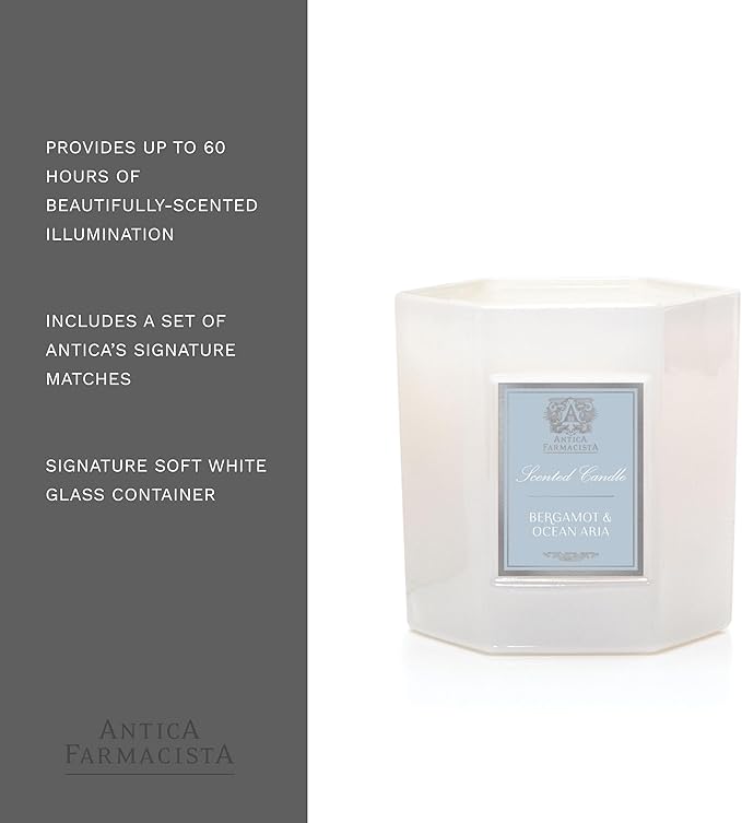 Antica Farmacista Luxury Scent Candle - Decorative Home Candle - Long-Lasting & Premium Scented - Luxury Gift - Scent, 9 oz